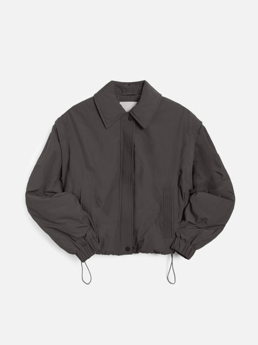 YMC Women Heath Bomber in Charcoal