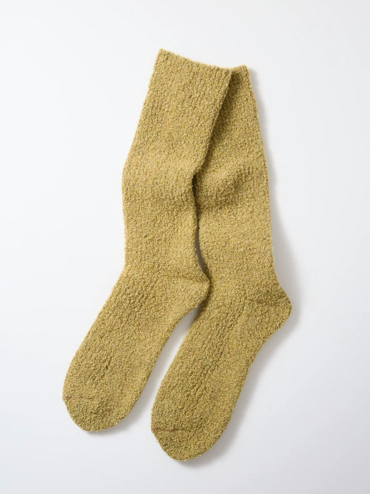 Rototo Women's Merino Boucle Socks in Pistachio