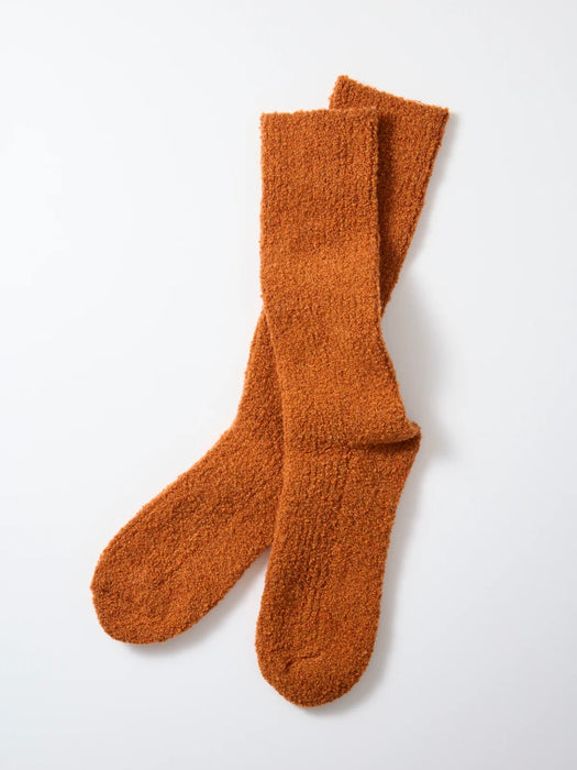 Rototo Women's Merino Boucle Socks in Orange