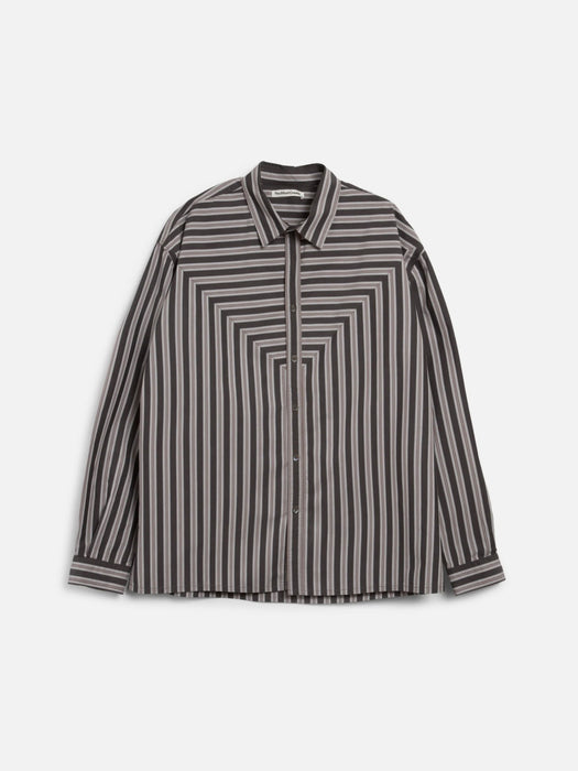 YMC Men Mitchum Shirt in Deck Stripe