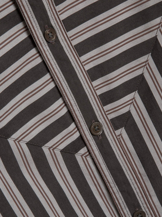 YMC Men Mitchum Shirt in Deck Stripe