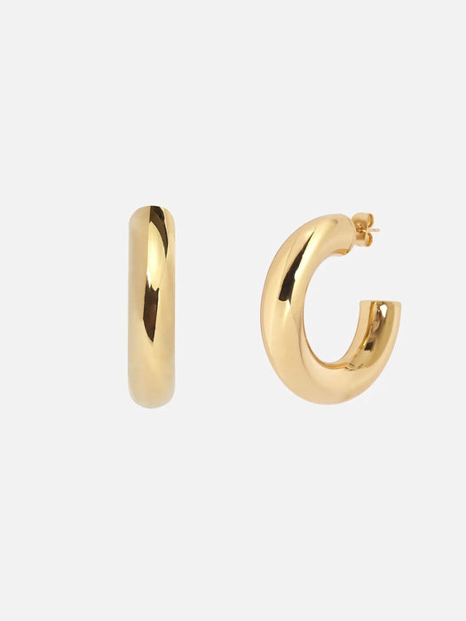 And Danu Tern Large Hoops in Gold