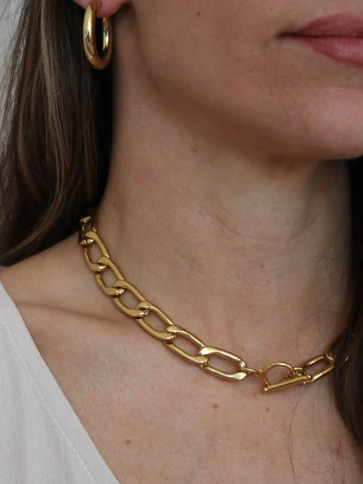 And Danu Anchor Chain Necklace in Gold