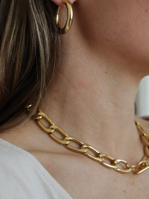 And Danu Anchor Chain Necklace in Gold