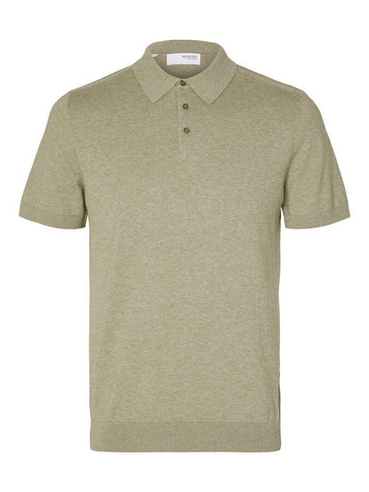 Selected Homme Berg Polo in Vetiver