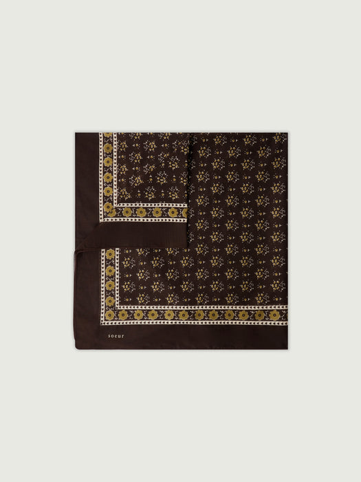 Soeur Classic Scarf in Brown/Cardamom