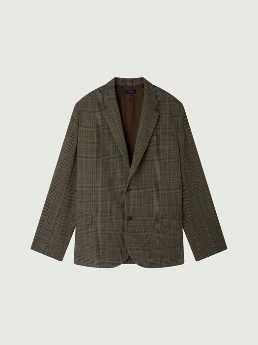 Soeur Hermosa Blazer in Brown / Green