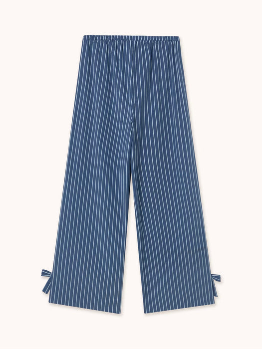 The Tiny Big Sister Stripe Pant in Light Navy