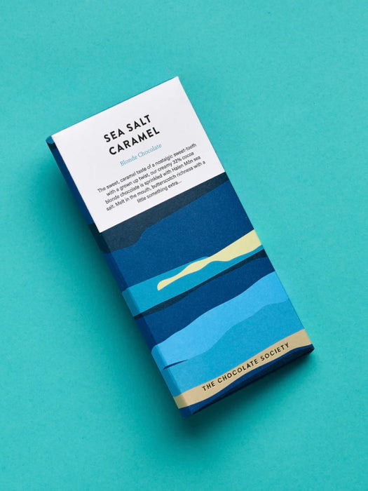 The Chocolate Society Sea Salt Caramel Blonde Chocolate Bar