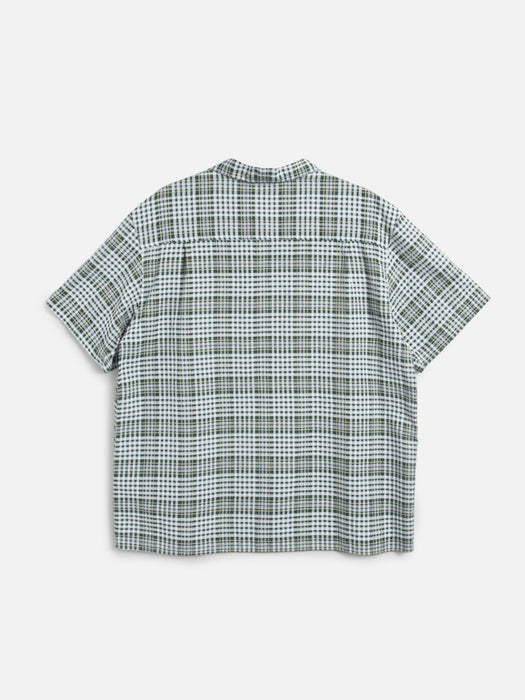 YMC Men Malick Shirt in Sheer Check