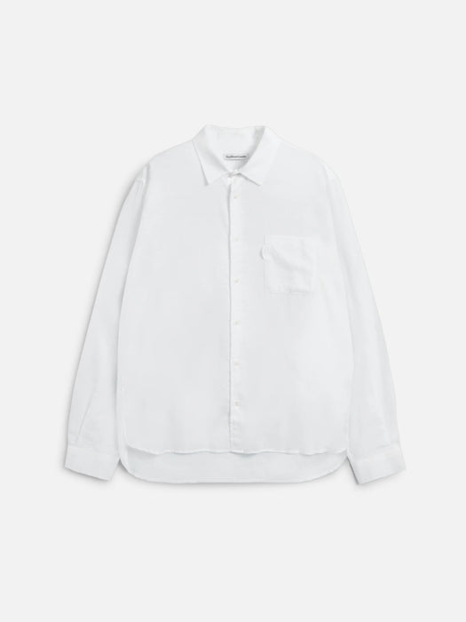 YMC Men Curtis Shirt in Lace White