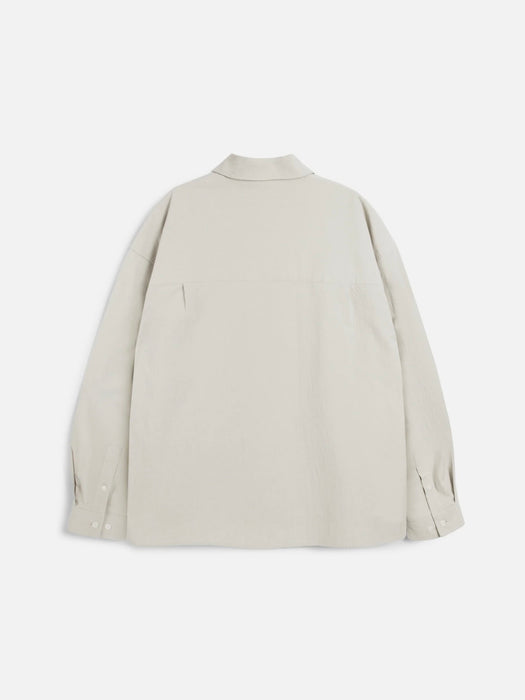 YMC Men Wray Shirt in Stone Crinkle