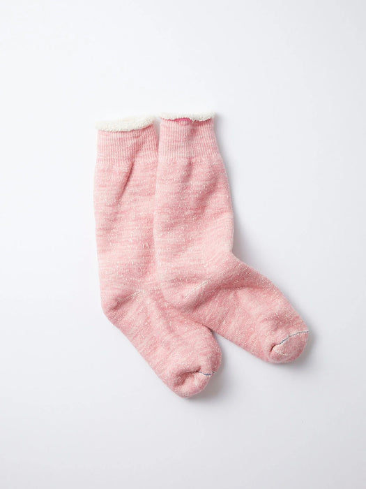 Rototo Double Face Socks in Light Pink