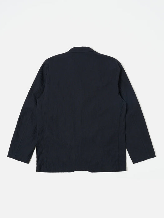 Universal Works Two Button Blazer in Navy Ospina