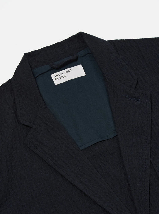 Universal Works Two Button Blazer in Navy Ospina