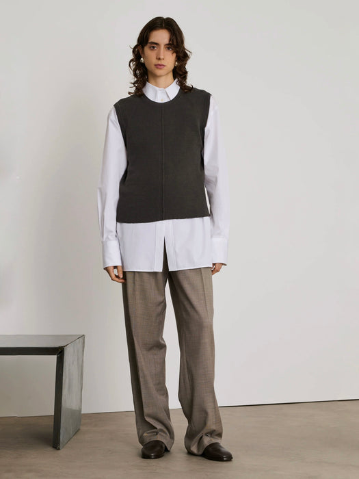 Soeur Edouard Sleeveless Knit in Anthracite