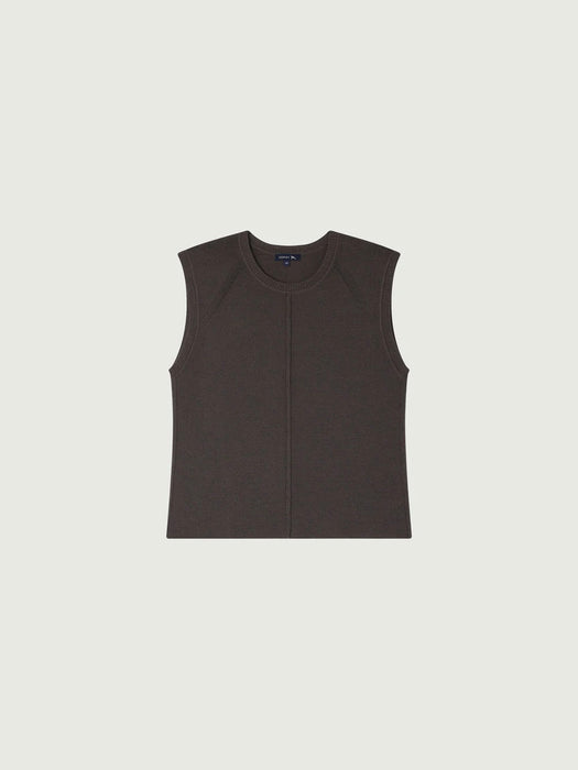 Soeur Edouard Sleeveless Knit in Anthracite