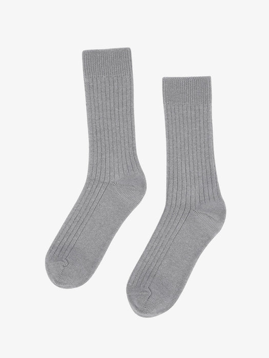 Colorful Standard Merino Socks in Heather Grey