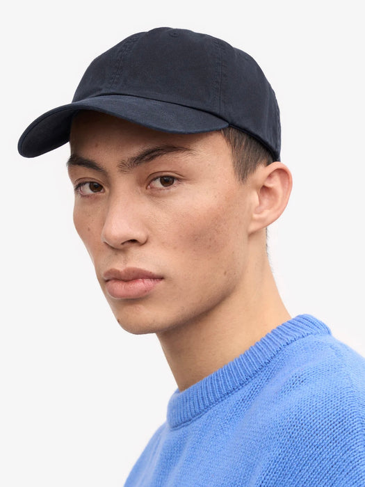 Colorful Standard Cotton Cap in Navy Blue