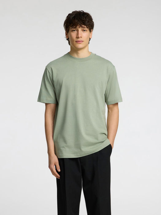 Selected Homme Colman T-Shirt in Iceberg Green