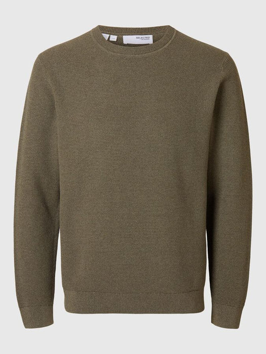 Selected Homme Ross Knit in Vetiver