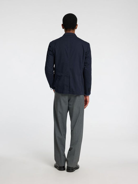 Selected Homme Glen Washed Blazer in Dark Sapphire