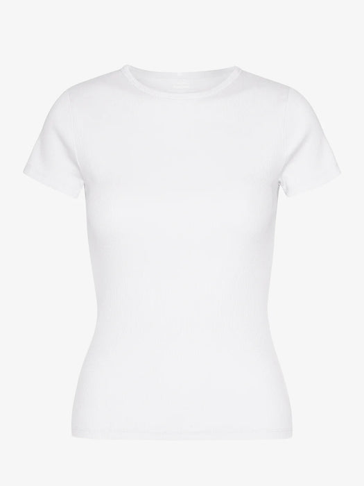 Colorful Standard Women's Rib T-Shirt in Optical White