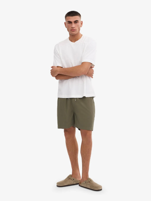 Colorful Standard Organic Twill Shorts in Dusty Olive