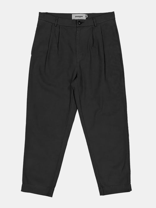 Parages Double Pleat Pant in Charcoal