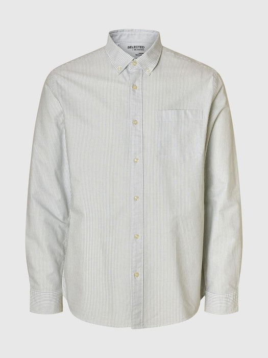 Selected Homme Rick BD Shirt in Iceberg Stripes