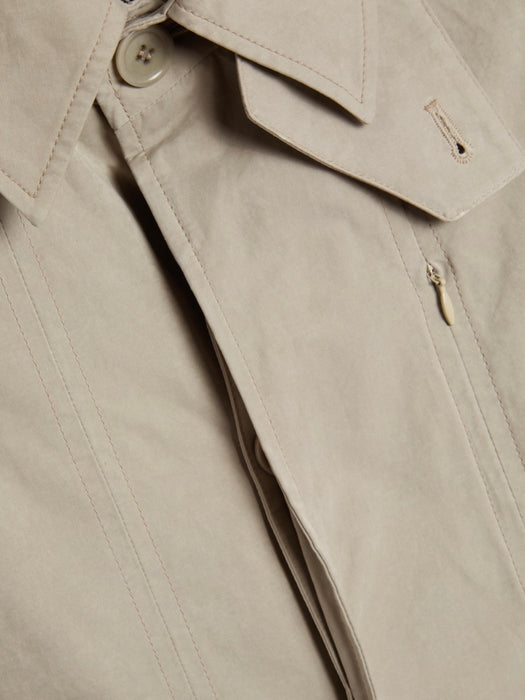 YMC Tyrell Trench Coat in Stone