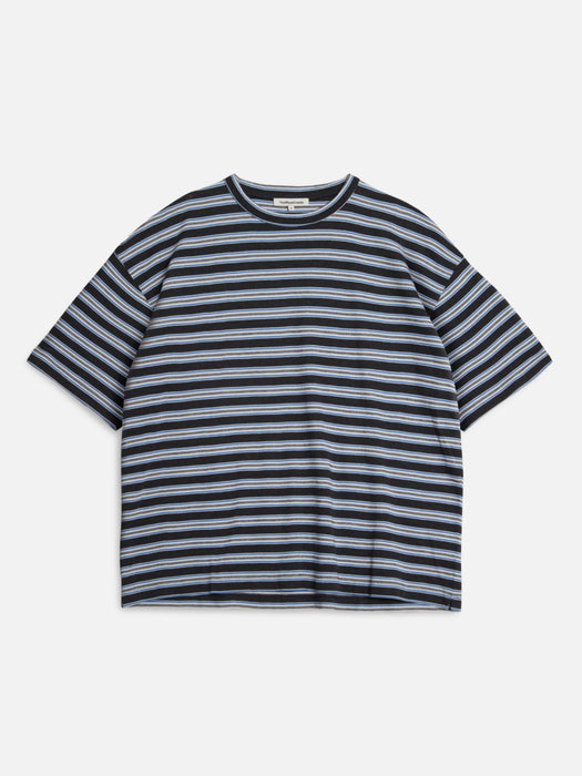 YMC Men Triple T-Shirt in Multi Stripe