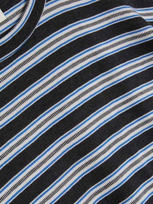 YMC Men Triple T-Shirt in Multi Stripe