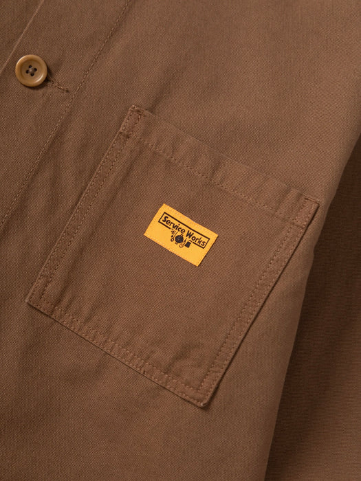 Service Works Canvas Chore Shirt in Bark