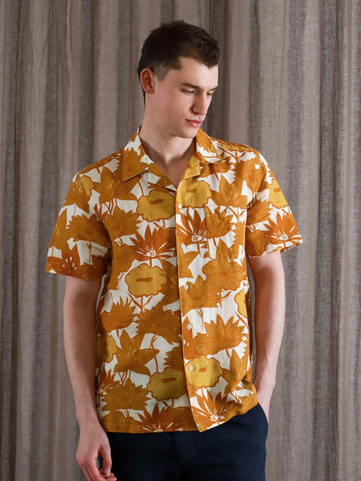 Far Afield Selleck Shirt in Honey Gold Floral
