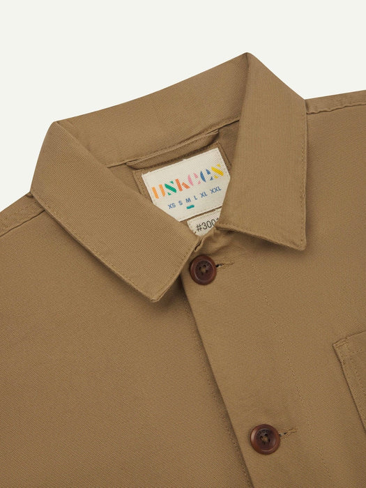Uskees Buttoned Overshirt in Khaki