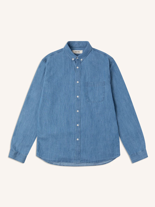 Kestin Raeburn BD Shirt in Lightwash Denim