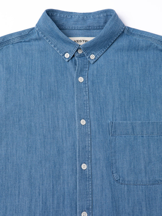 Kestin Raeburn BD Shirt in Lightwash Denim