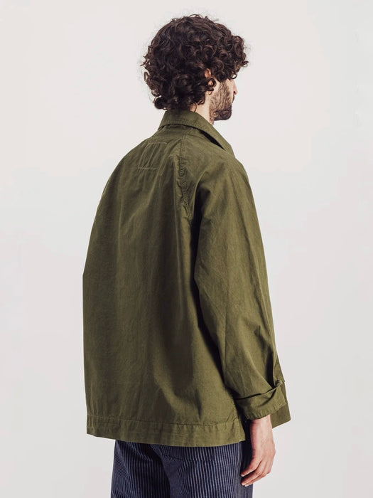 Parages Coach Jacket in Olive Twill