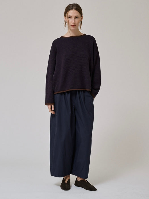 Anne-Mi Irissa Balloon Pant in Dark Navy