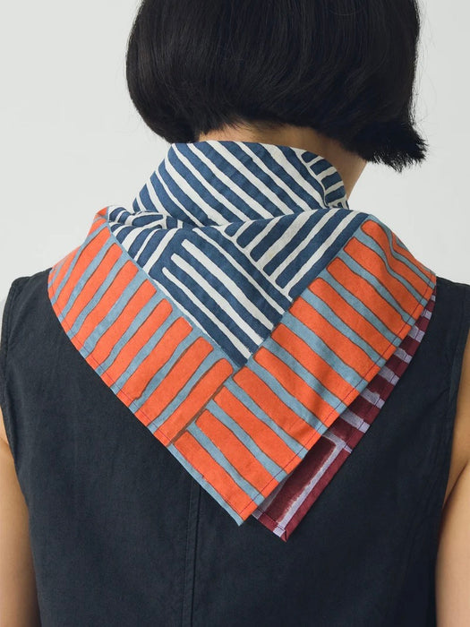 Toast Bandana in Verdigris/Multi
