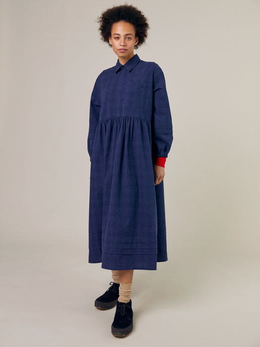 Sideline Wren Dress in Indigo