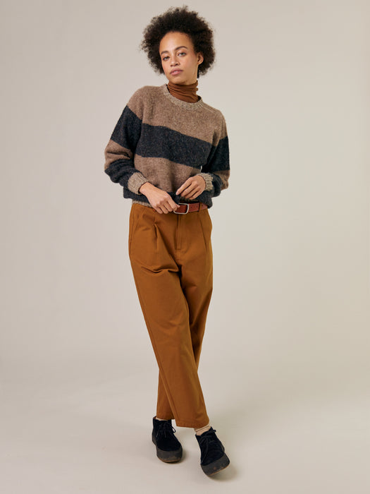 Sideline Lois Trouser in Tobacco