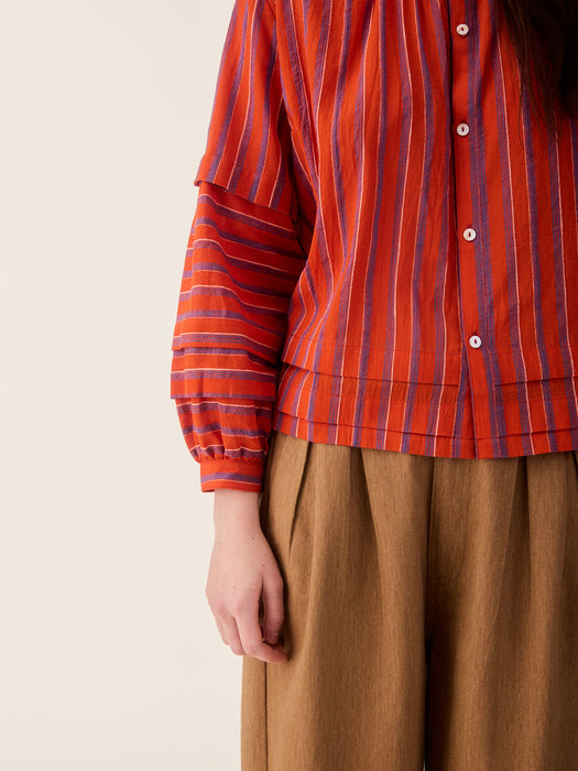 Sideline Lotta Shirt in Red Stripe