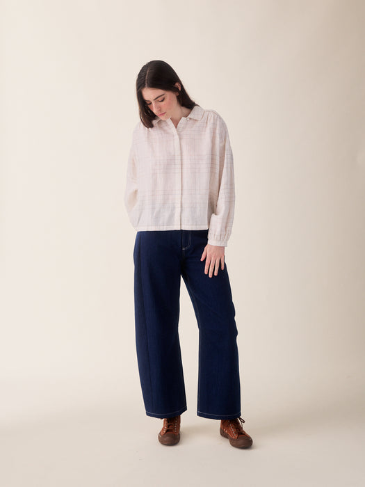 Sideline Binni Shirt in White Base