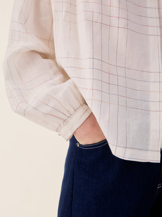 Sideline Binni Shirt in White Base