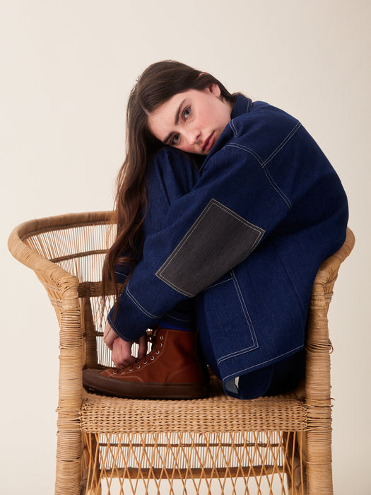Sideline Frankie Jacket in Indigo
