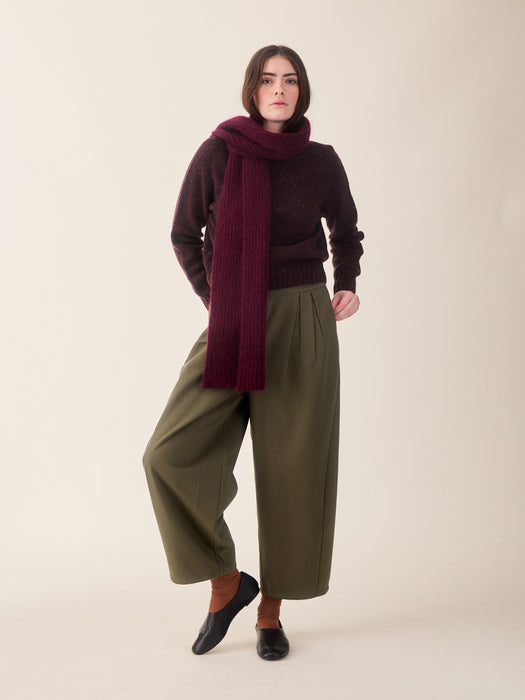 Sideline Nova Jumper in Plum Fleck