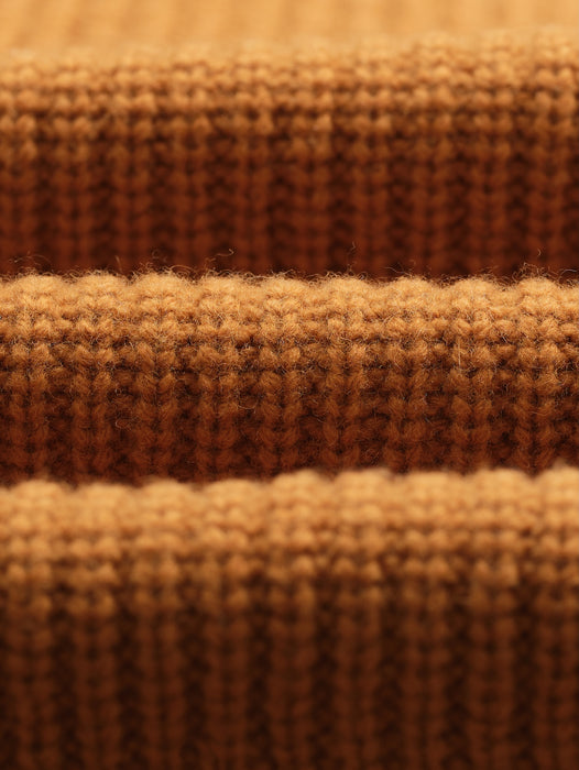 Wax Walker Cardigan in Rib Stitch Ochre