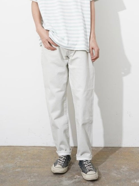 Ordinary Fits Ankle Jeans in White Denim